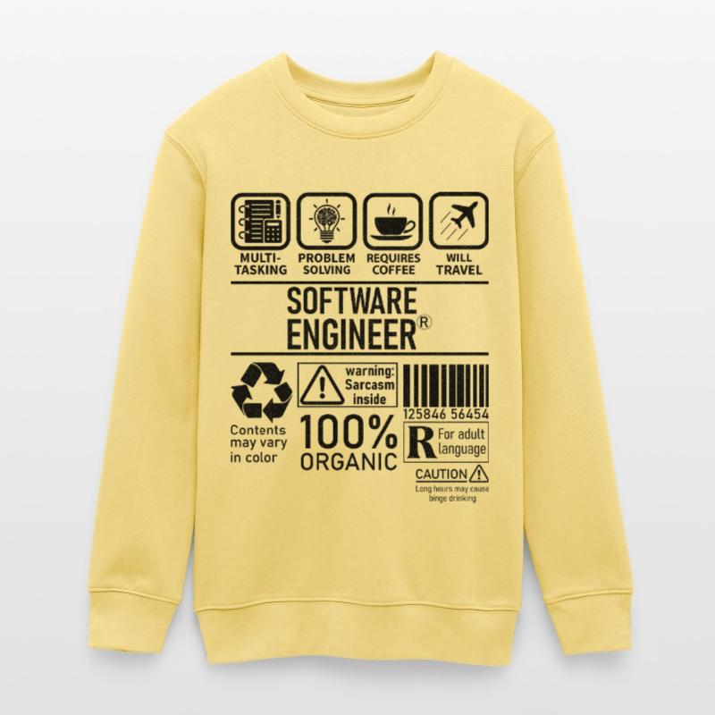 Software Engineer multi tasking problem solving Teens Organic Sweatshirt by Stanley/Stella