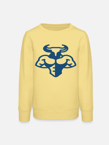 Body Building. Stier. - Teenager Organic Sweatshirt Mini Changer von Stanley/Stella - Gelb Viva