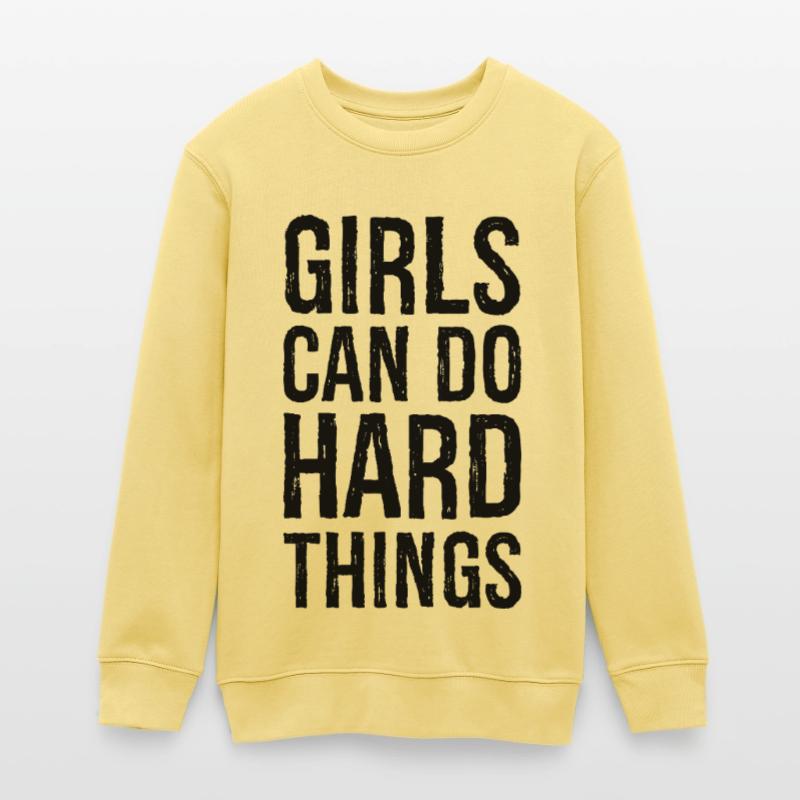 Mädchen können harte Dinge tun Teenager Organic Sweatshirt Mini Changer von Stanley/Stella