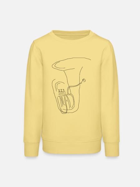 Tuba - Teenager Organic Sweatshirt Mini Changer von Stanley/Stella - Gelb Viva