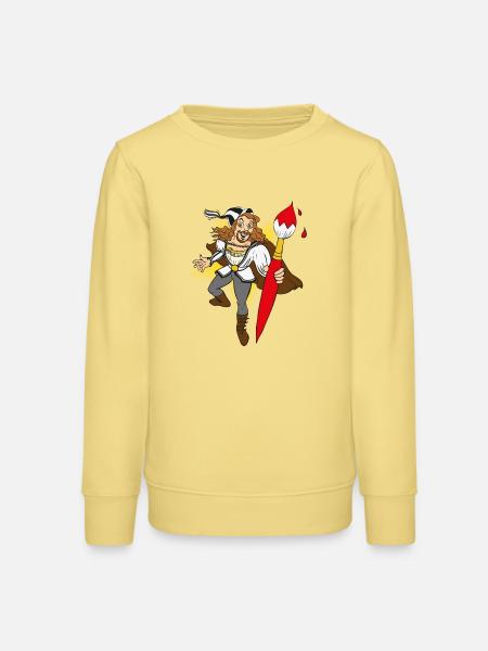 duerer-comic - Teenager Organic Sweatshirt Mini Changer von Stanley/Stella - Gelb Viva
