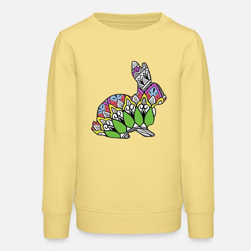 Rabbit - Teens Organic Sweatshirt by Stanley/Stella - viva yellow 