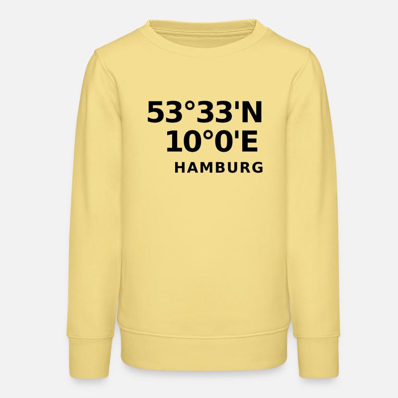 Hambourg - Sweat ado bio Stanley/Stella - jaune viva
