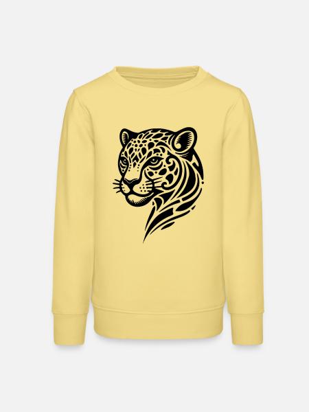 Gepard - Teenager Organic Sweatshirt Mini Changer von Stanley/Stella - Gelb Viva