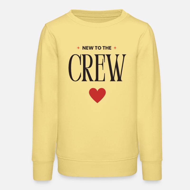 New to the crew - Teens Organic Sweatshirt by Stanley/Stella - viva yellow