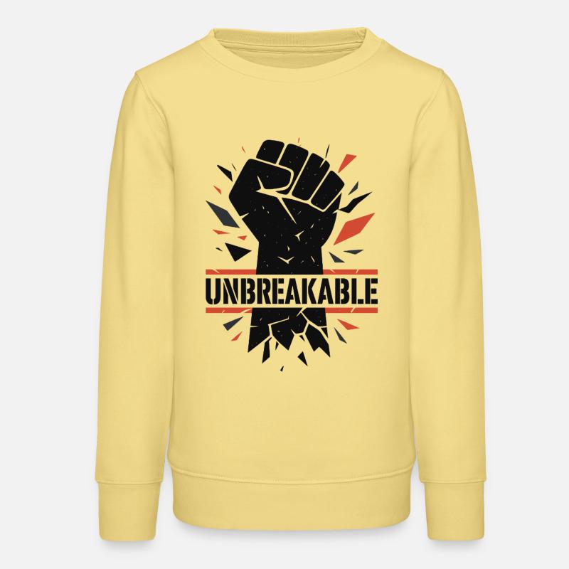 Une puissance indéfectible - Sweat ado bio Stanley/Stella - jaune viva 