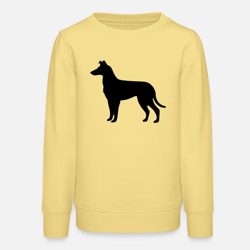 Collie_Schwarz - Sweat ado bio Stanley/Stella - jaune viva 