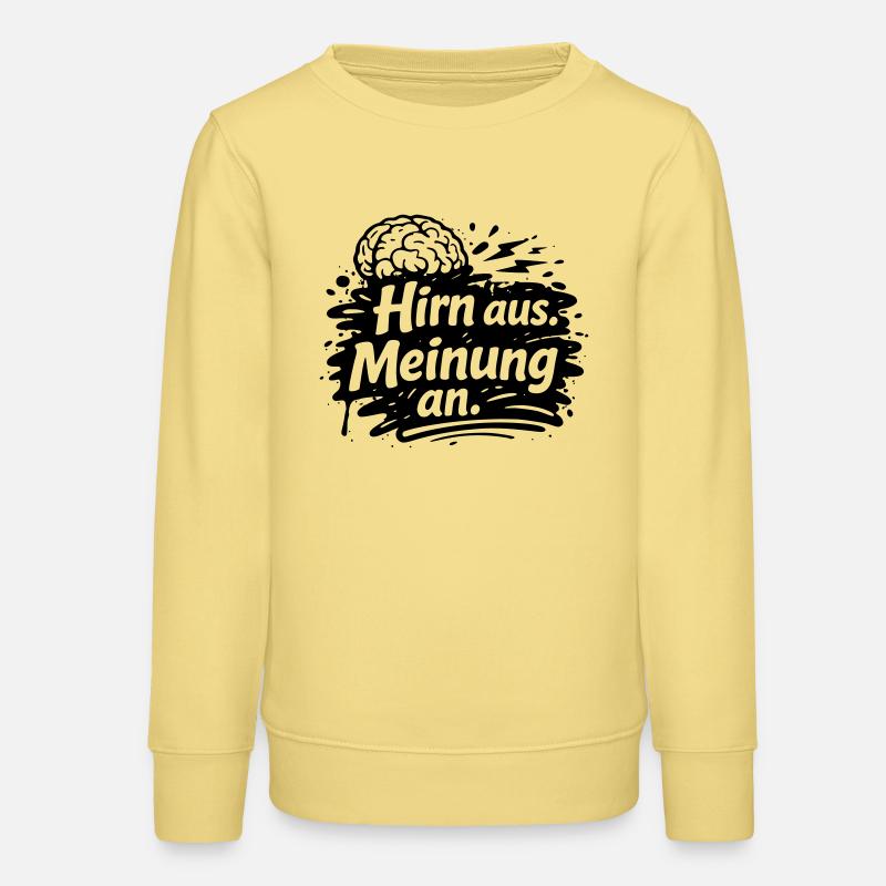 Brain from opinion on - Teens Organic Sweatshirt by Stanley/Stella - viva yellow