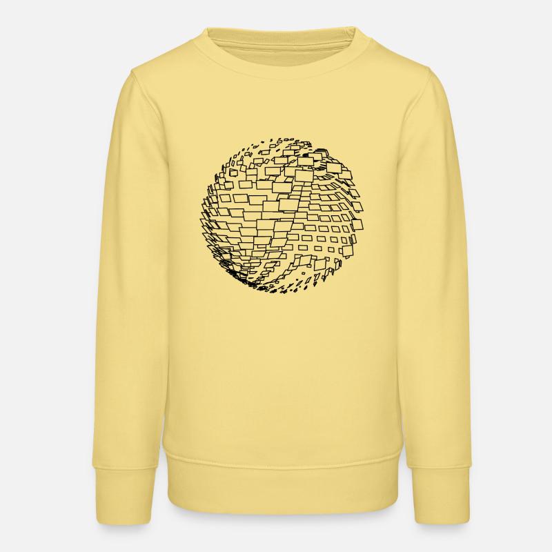 Sphère paramétrique - Sweat ado bio Stanley/Stella - jaune viva
