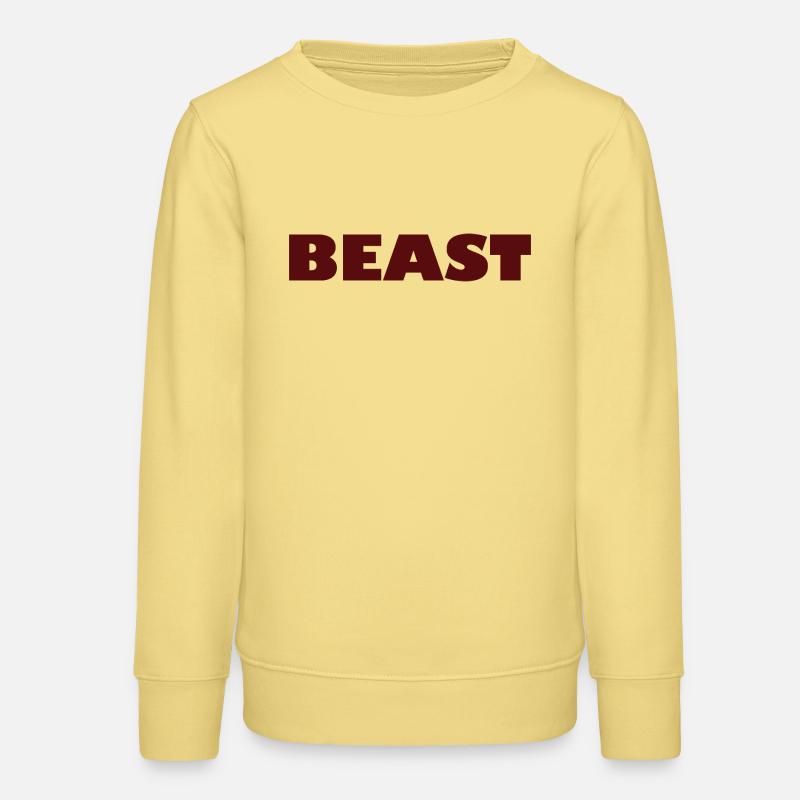 Conception d’impression d’animaux sur le thème de la nature - Sweat ado bio Stanley/Stella - jaune viva 