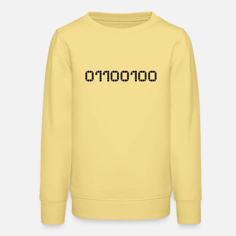 Binary notation - 100 - Teens Organic Sweatshirt by Stanley/Stella - viva yellow 