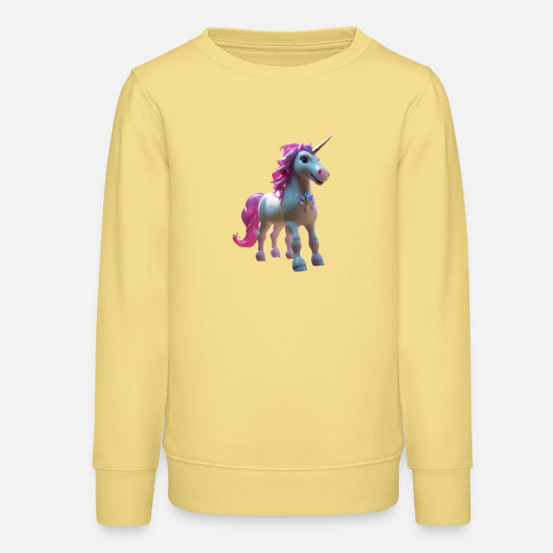 Licorne - Sweat ado bio Stanley/Stella - jaune viva