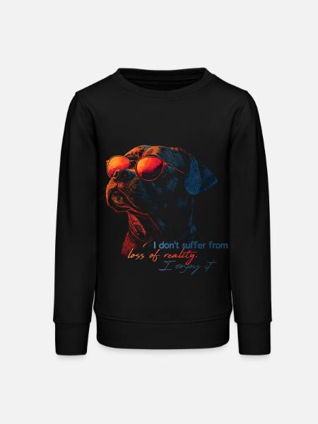 i don't suffer - Teenager Organic Sweatshirt Mini Changer von Stanley/Stella - Schwarz