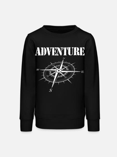 Adventure - Teenager Organic Sweatshirt Mini Changer von Stanley/Stella - Schwarz