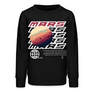 Mars - Teenager Organic Sweatshirt Mini Changer von Stanley/Stella - Schwarz - Vorne - AI Model Teenager Male light (155cm)