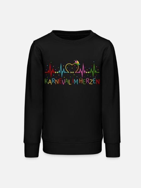 Karneval im Herzen - Teenager Organic Sweatshirt Mini Changer von Stanley/Stella - Schwarz