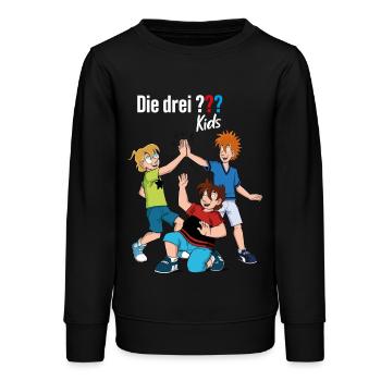 Die Drei ??? Kids Detektive - Teenager Organic Sweatshirt Mini Changer von Stanley/Stella - Schwarz - Vorne - AI Model Teenager Male light (155cm)