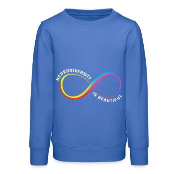 Autismus Gehirn Autist Asperger Neurodiversity - Teenager Organic Sweatshirt Mini Changer von Stanley/Stella - carolina Blue - Vorne - AI Model Teenager Male dark (155cm)