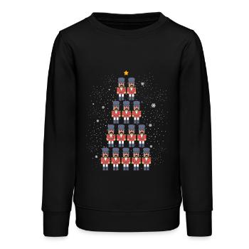 Nussknacker Weihnachten - Teenager Organic Sweatshirt Mini Changer von Stanley/Stella - Schwarz - Vorne - AI Model Teenager Male light (155cm)