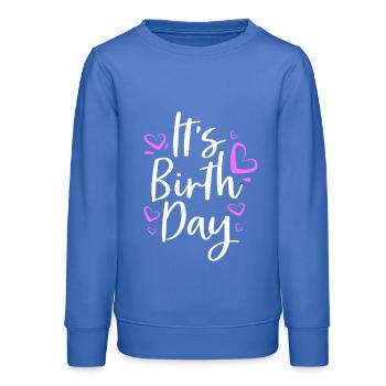 Sage-femme - Sweat ado bio Stanley/Stella - carolina blue - Devant - AI Model Teenager Male dark (155cm)