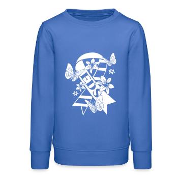 HSD Ehlers-Danlos-Syndrom EDS - Teenager Organic Sweatshirt Mini Changer von Stanley/Stella - carolina Blue - Vorne - AI Model Teenager Male dark (155cm)