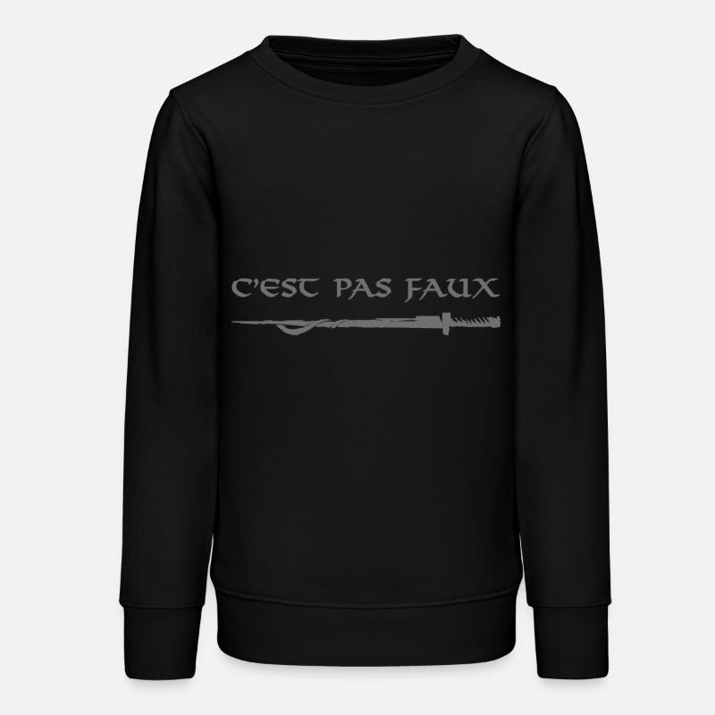 It's not wrong - Teens Organic Sweatshirt by Stanley/Stella - black