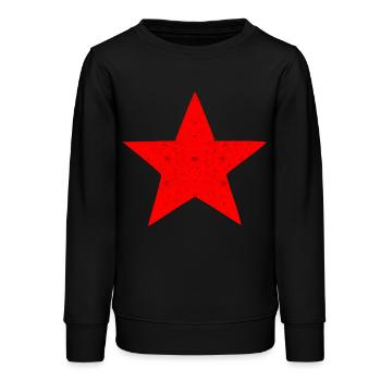 Stern der Sozialismus Revolution - Teenager Organic Sweatshirt Mini Changer von Stanley/Stella - Schwarz - Vorne - AI Model Teenager Male light (155cm)