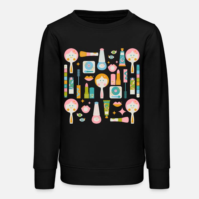 renouveau du maquillage disco - Sweat ado bio Stanley/Stella - noir