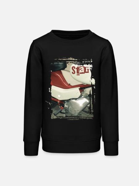 Simson Star - Teenager Organic Sweatshirt Mini Changer von Stanley/Stella - Schwarz