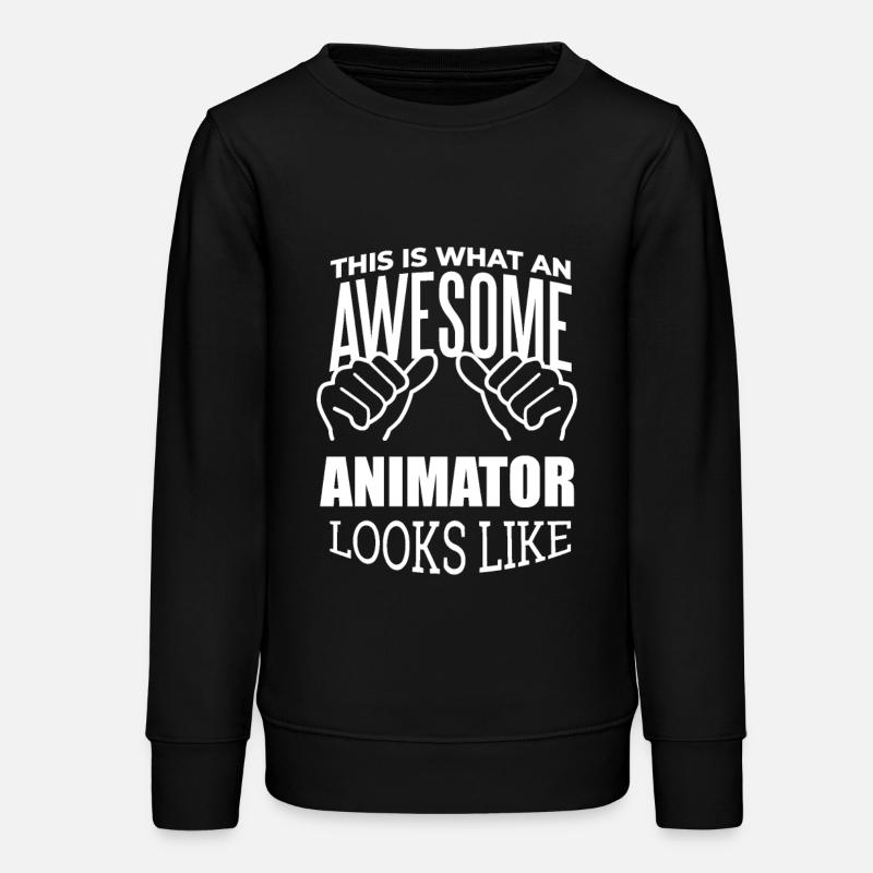 Animateur - Sweat ado bio Stanley/Stella - noir