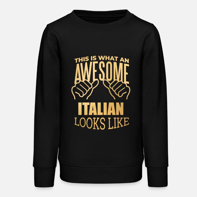 Italie - Sweat ado bio Stanley/Stella - noir
