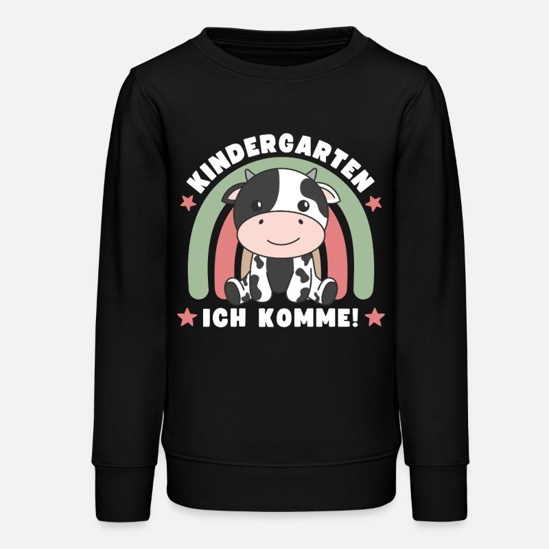 J'arrive à la maternelle ! Vache - Sweat ado bio Stanley/Stella - noir
