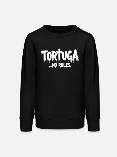 Tortuga – Keine Regeln - Teenager Organic Sweatshirt Mini Changer von Stanley/Stella - Schwarz