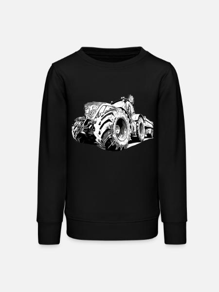 Traktor - Teenager Organic Sweatshirt Mini Changer von Stanley/Stella - Schwarz