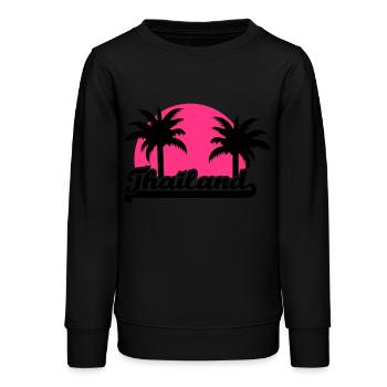 Thailand - Sweat ado bio Stanley/Stella - noir - Devant - AI Model Teenager Male light (155cm)