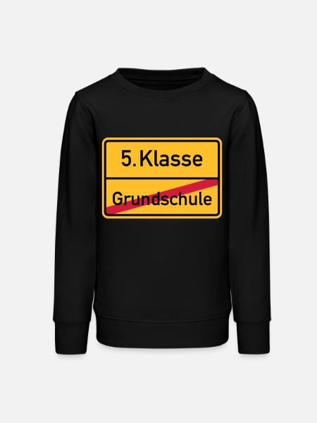 5. Klasse - Teenager Organic Sweatshirt Mini Changer von Stanley/Stella - Schwarz