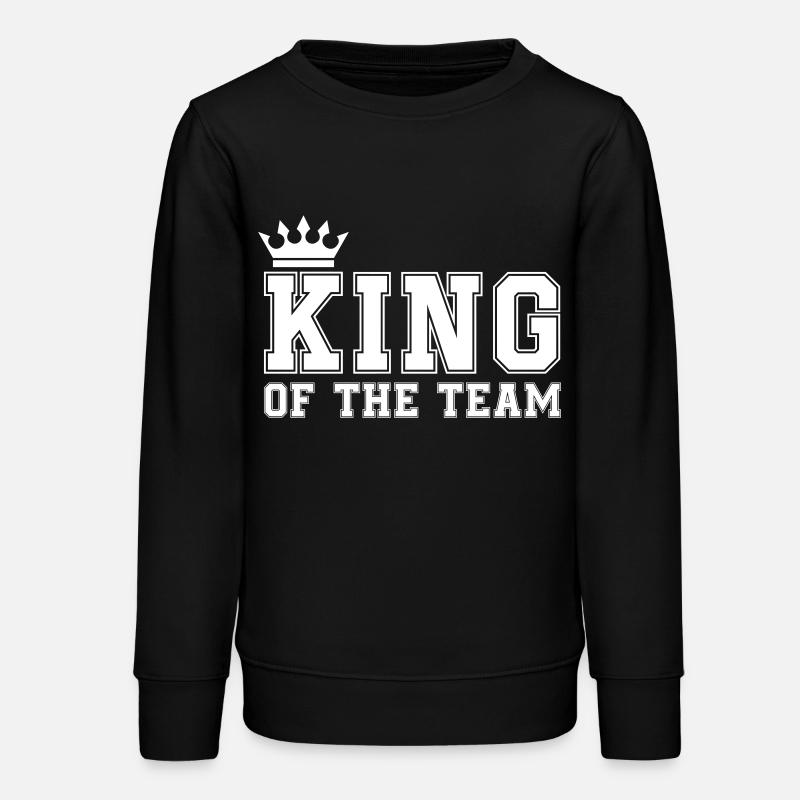 Roi de l’équipe - Sweat ado bio Stanley/Stella - noir