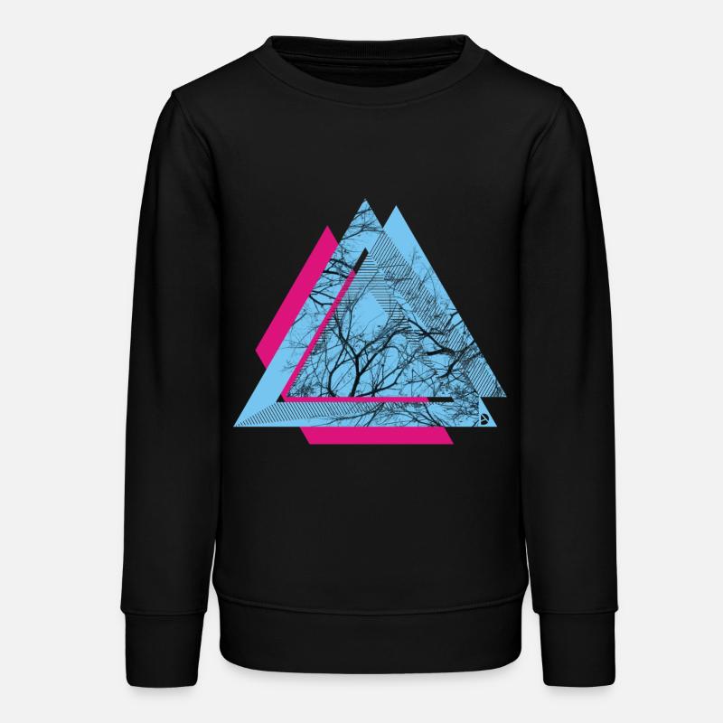 AD Triangle - Teenager Organic Sweatshirt Mini Changer von Stanley/Stella - Schwarz