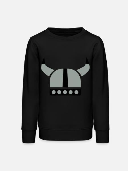 Wikinger - Teenager Organic Sweatshirt Mini Changer von Stanley/Stella - Schwarz