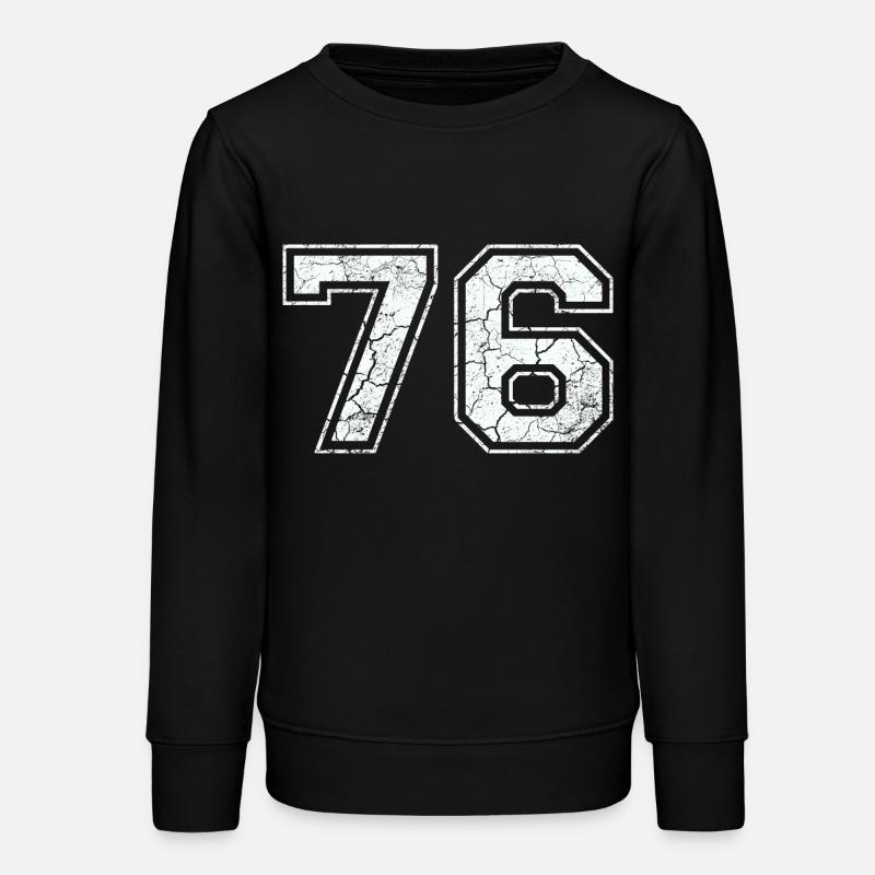 76 dans blanc in Used Look - Sweat ado bio Stanley/Stella - noir
