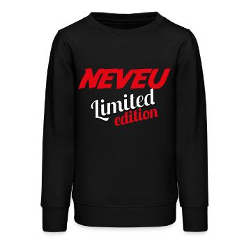NEVEU LIMITED EDITION - Sweat ado bio Stanley/Stella - noir - Devant - AI Model Teenager Male light (155cm)