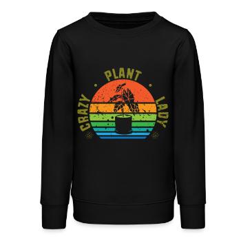 Botaniste - Sweat ado bio Stanley/Stella - noir - Devant - AI Model Teenager Male light (155cm)