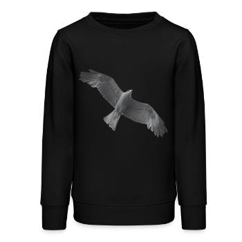 Aigle Royal - Sweat ado bio Stanley/Stella - noir - Devant - AI Model Teenager Male light (155cm)