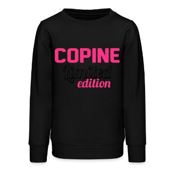 Ami / Copain / Copine / Voisin / Nourrice / Geek - Sweat ado bio Stanley/Stella - noir - Devant - AI Model Teenager Male light (155cm)