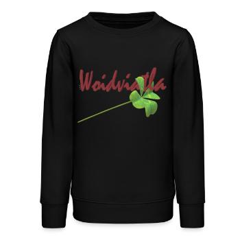 Waldviertel Bonheur - Sweat ado bio Stanley/Stella - noir - Devant - AI Model Teenager Male light (155cm)