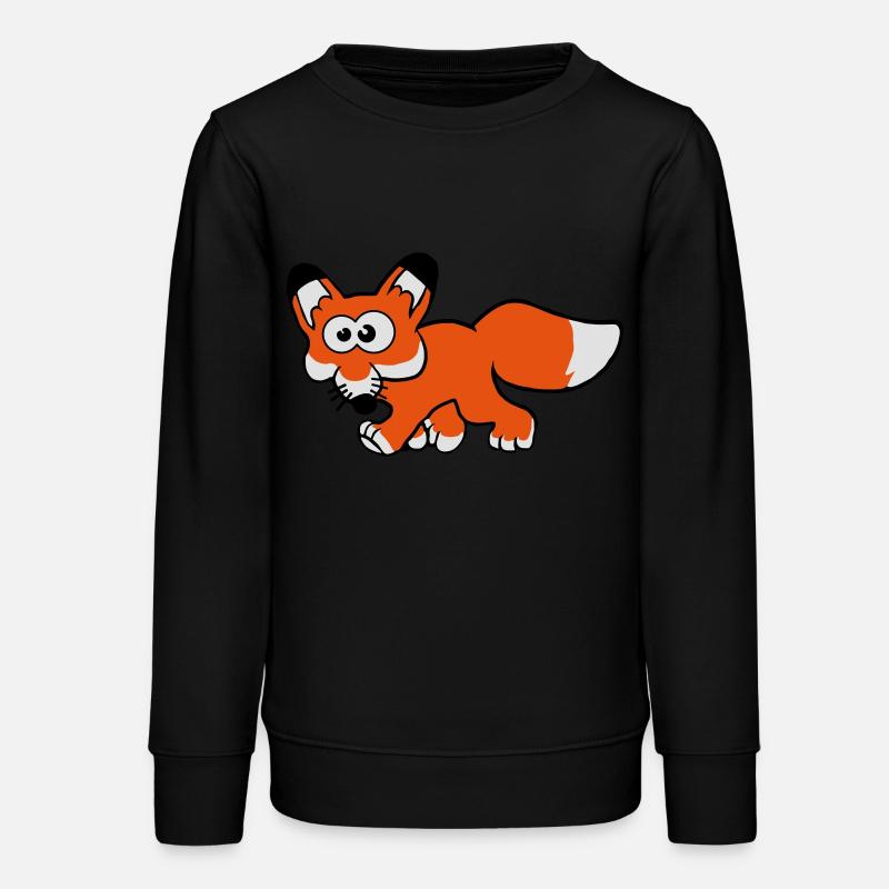 Doux renard Kindermotiv - Sweat ado bio Stanley/Stella - noir