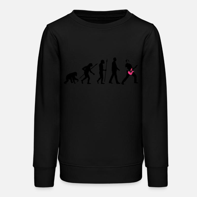 evolution_rocks_032012_a_2c - Teenager Organic Sweatshirt Mini Changer von Stanley/Stella - Schwarz