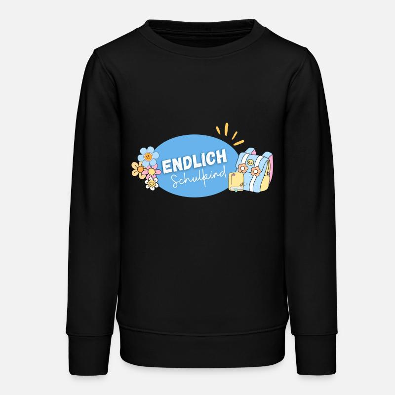 Inscription à l’école, école, écolier, enfant, tireur ABC - Sweat ado bio Stanley/Stella - noir