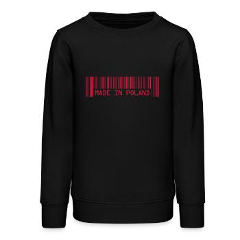 Fabriqué en Pologne - Pologne - Pologne - Code-barres - Dash - Sweat ado bio Stanley/Stella - noir - Devant - AI Model Teenager Male light (155cm)