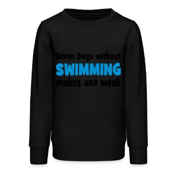 nager - Sweat ado bio Stanley/Stella - noir - Devant - AI Model Teenager Male light (155cm)
